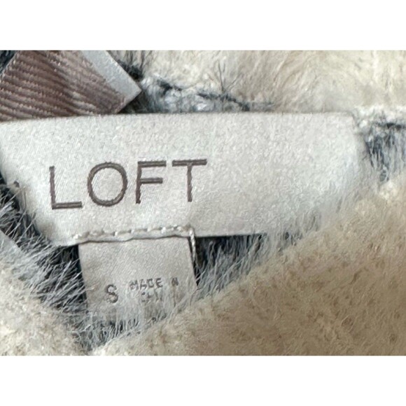 LOFT Women’s Cheetah Leopard Animal Print Soft Stretchy Sweater Womens Sz Small - Picture 3 of 7